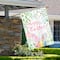 Northlight; Happy Easter Bunny Ears Outdoor House Flag 28" x 40"; Category:Outdoor Easter Decorations; Image:4